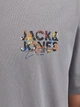 Футболка хлопковая длинная мужская Jack & Jones 12278523 L Ultimate grey (5715729499817) - изображение 7