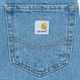 Чоловічі широкі джинси Carhartt світло-голубі, вільний крій, Y2K стиль 28 (1027-745) - изображение 8