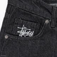 Чоловічі широкі чорні джинси Stussy з фірмовим вишитим логотипом на кишені, вільний крій, оверсайз, Y2K стиль, Туреччина 36 (1027-001) - изображение 7