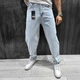Чоловічі джинси мом Stussy світло-блакитні, вільний крій, комфортні, якісні, Туреччина 31 (923-868) - изображение 5