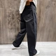 Чоловічі широкі джинси Stussy чорні, оверсайз, Y2K стиль, вулична мода 32 (1027-660) - изображение 4