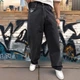 Чоловічі широкі джинси Stussy чорні антрацит, вільний крій, Y2K стиль, хіп-хоп скейтерські 31 (1027-330) - изображение 1