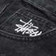Чоловічі широкі джинси Stussy чорні антрацит, вільний крій, Y2K стиль, хіп-хоп скейтерські 31 (1027-330) - изображение 4