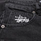 Чоловічі широкі джинси Stussy чорні антрацит, вільний крій, Y2K стиль, хіп-хоп скейтерські 31 (1027-330) - изображение 7