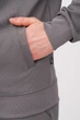 Кофта на замке спортивная K.O.R 3799 Серый (grey) 3XL - изображение 8