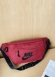 Бананка большая Nike Tech Hip Pack найк поясная сумка красная - изображение 7