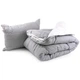 Комплект Руно одеяло 140x205см и подушка 50x70см (924.52_Grey White) - изображение 1