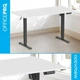Комп'ютерний стіл OfficePro White/Black (ODE1670WB) - зображення 5