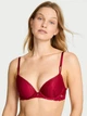 Комплект белья Victoria's Secret бюст Push-Up и трусики чики 1160928395 (Бордовый 38B/L) - изображение 2