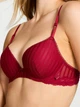 Комплект белья Victoria's Secret бюст Push-Up и трусики чики 1160928395 (Бордовый 38B/L) - изображение 4
