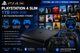 Игровая приставка PlayStation 4 Slim 1TB (HEN 11.0) с установленными играми, 2 беспроводных геймпада, Black, Б/У - изображение 1