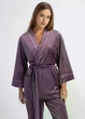 Женский велюровый комплект: жакет и штаны, отделанный кантом Giulia SOFT WINTER 5606/080 M Violet-lavender purple, велюровый - изображение 7