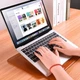 Чехол на ноутбук WIWU SKIN PRO 13.3" эко-кожа с подставкой черный - изображение 8