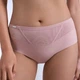 Трусики микрофибра бесшовные Lanny mode 51047 с сеткой Пудровый, Xl - изображение 1