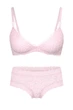 Комплект белья: бюстгальтер push-up и трусики-шортики Victoria's Secret 70B/XS Розовый (151507) - изображение 1