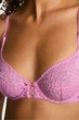 Комплект белья: бюстгальтер с мягкой чашкой и трусики стринг Victoria's Secret 85C/XL Розовый (146726) - изображение 4