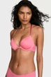 Комплект белья: бюстгальтер push-up и трусики-шортики Victoria's Secret 70C/S Розовый (151535) - изображение 5