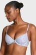 Бюстгальтер с уплотнённой чашкой Victoria's Secret 90C Голубой (151454) - изображение 1