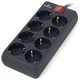 Сетевой фильтр питания REAL-EL REAL-EL RS-8 PROTECT, 1.8m, black (EL122300021) - изображение 3