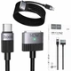 Кабель Type-C to MagSafe 3 1,8м 140 Вт чорний Hoco U141 для заряджання та передавання даних - зображення 1