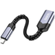 Адаптер Hoco UA24 Type-C USB 3.0 для подключения флешек и периферийных устройств серый - изображение 3
