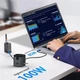 БЗУ + HUB WIWU Wi-W025 Cube 9in1 USB-C 64,5x65,4x79,5 мм алюміній сірий - зображення 3