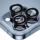 Защитное стекло на камеру Epik для Apple iPhone 14 Pro/14 Pro Max 6.1"/6.7" черное закаленное 2,5D - изображение 3