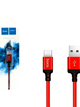 Кабель Hoco X14 Micro USB для быстрой зарядки и синхронизации 1м черный и красный 2А износостойкий с нейлоновой оплеткой - изображение 4