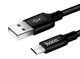 Кабель Hoco X14 Type-C для быстрой зарядки и синхронизации устройств с USB черный 1 метр - изображение 5