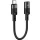 Кабель Hoco U107 Type-C до Lightning адаптер для заряджання та передавання даних 0.1м чорний текстильне обплетення - зображення 8