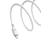 Кабель Baseus Silky Series Type-C Lightning для быстрой зарядки 20W и передачи данных 2 метра белый - изображение 6