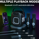 Колонки Onikuma L7 Black акустическая система с Bluetooth и микрофонами для караоке и вечеринок - изображение 3
