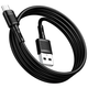 Кабель Hoco X83 Micro USB для зарядки и передачи данных черный 1 метр 2.4 А гибкий и прочный - изображение 6