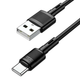 Кабель Hoco X83 Micro USB для зарядки и передачи данных черный 1 метр 2.4 А гибкий и прочный - изображение 9