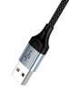 Кабель Hoco X102 Type-C зарядный и синхронизационный для смартфонов и планшетов с текстильной оплеткой 1 м 3 А - изображение 4
