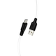 Кабель Hoco X21 Plus силіконовий для заряджання Micro USB 1 м чорно-білий для смартфонів і планшетів із захистом від перегрівання - зображення 8
