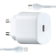 Мережевий зарядний пристрій Hoco N22 Jetta 25 W для смартфонів Samsung і Apple з кабелем Type-C на Lightning - зображення 1