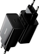 Мережевий зарядний пристрій Baseus 20W Quick Charge для смартфонів і планшетів з USB Type-C чорний - зображення 6
