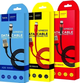Кабель Hoco X26 Micro USB для швидкого заряджання та передавання даних завдовжки 1 м з нейлоновим обплетенням чорний і червоний - зображення 9