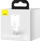 Мережевий зарядний пристрій Baseus Super Si 20 W USB Type-C для швидкого заряджання смартфонів і планшетів - зображення 3