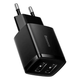 Зарядний пристрій Baseus Compact Charger 2U 10.5 W для смартфонів і планшетів з двома USB Type-A портами та швидким заряджанням - зображення 1