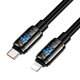 Кабель Hoco U143 Joy Type-C to Lightning для швидкого заряджання iPhone і передавання даних 27W чорний - зображення 5