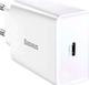 Сетевое зарядное устройство Baseus Speed Mini Quick Charger 20W USB Type-C для быстрой зарядки смартфонов и гаджетов - изображение 2
