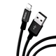 Кабель Hoco X14 Lightning для швидкого заряджання та синхронізації пристроїв з USB довжина 2 метри чорний - зображення 6