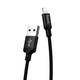 Кабель Hoco X14 Lightning для швидкого заряджання та синхронізації пристроїв з USB довжина 2 метри чорний - зображення 9