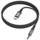 Аудіо кабель Aux Borofone BL24 Graceful Type-C to AUX 3.5mm) (1m) (Metal grey) (258068) - зображення 7