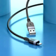 Кабель Hoco X109 Energy силіконовий для заряджання та передавання даних iPhone iPad довжина 2 метри чорний - зображення 8