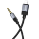 Кабель Hoco UPA32A Lightning 3.5 mm для iPhone iPad для під'єднання навушників і колонок із високою якістю звуку - зображення 3