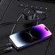 АЗП Baseus Enjoyment Pro Автомобильное зарядное устройство Type-C + выдвижной кабель C и iP 60W черное - изображение 10
