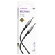 Аудіо кабель Aux Borofone BL24 Graceful (1m) (Metal grey) (258111) - зображення 2